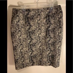 Talbots skirt- snake print- size 16- NEW